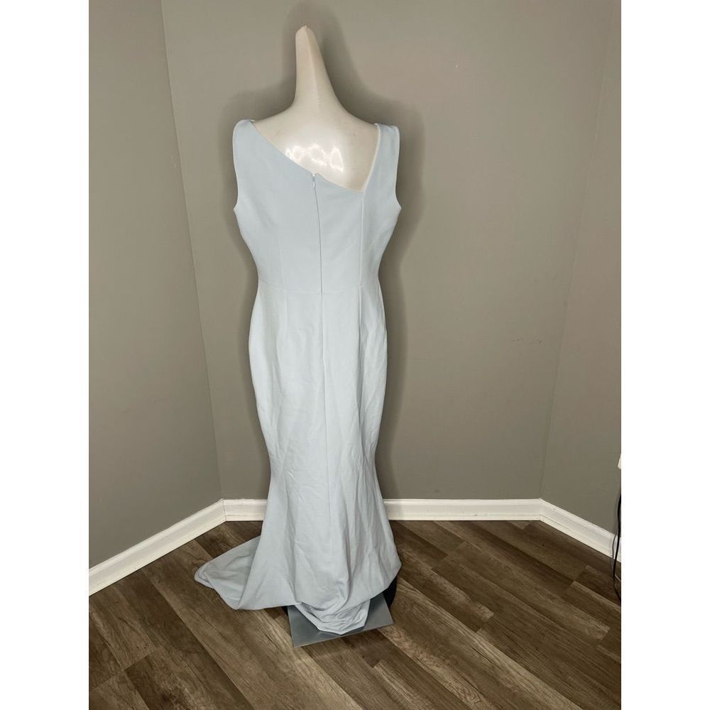 Safiyaa Desia Asymmetric Mermaid Gown US 6 $1550 - Picture 4 of 6